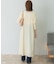 2wayネックリブカットソーワンピース