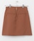 バックファスナーミニスカート