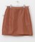 バックファスナーミニスカート