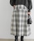F by ROSSO　ツイードチェックスカート
