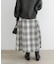F by ROSSO　ツイードチェックスカート