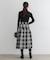 F by ROSSO　ツイードチェックスカート