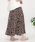 フラワープリントフレアスカート