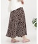 フラワープリントフレアスカート