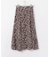 フラワープリントフレアスカート