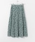 フラワープリントフレアスカート