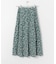 フラワープリントフレアスカート