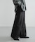 new basic　WOOL SILK WIDE PANTS