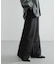 new basic　WOOL SILK WIDE PANTS