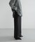 new basic　WOOL SILK WIDE PANTS