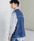デニムフリンジベスト