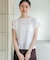 スーピマコットンボートネックカットソー