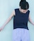 new basic　ドライツイストノースリーブカットソー