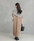 カシミヤ混2WAYニットワンピース