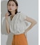 クロップドギャザーブラウス