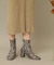 スクエアトウセンターシームストレッチブーツ