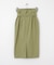 ボタンディテールアイラインスカート