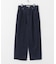 タックワイドデニムパンツ