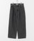 タックワイドデニムパンツ