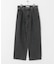 タックワイドデニムパンツ