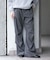 ウールライクランダムタックパンツ