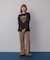 シャーリンググラフィックロングスリーブTシャツ