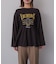 シャーリンググラフィックロングスリーブTシャツ