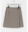ウールブレンドチェックスカート