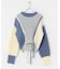 パッチワークセーター