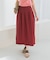 撥水UVピンタックコクーンスカート
