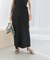 接触冷感リネン混バイヤススカート