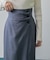 ボタンディテールスカート