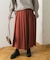 F by ROSSO　サテンフレアスカート