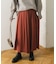 F by ROSSO　サテンフレアスカート