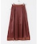 F by ROSSO　サテンフレアスカート