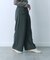 フラップポケットワイドパンツ