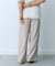フラップポケットワイドパンツ