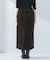le　CORDUROY H-LINE SKIRT