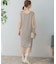 TORRAZZO DONNA　ニット×オーガンジーリバーシブルワンピース