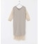 TORRAZZO DONNA　ニット×オーガンジーリバーシブルワンピース