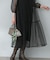 TORRAZZO DONNA　ニット×オーガンジーリバーシブルワンピース
