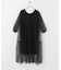 TORRAZZO DONNA　ニット×オーガンジーリバーシブルワンピース