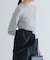 『WEB限定』クルーネックコンパクトリブニット