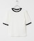バイカラーコンパクトリブTシャツ