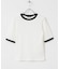 バイカラーコンパクトリブTシャツ