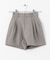 ダブルタックショートパンツ