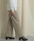 バックスリットストレートワイドパンツ