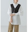 Vネックショート丈ベスト