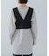 Vネックショート丈ベスト