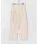 ストレッチワイドクロップドパンツ